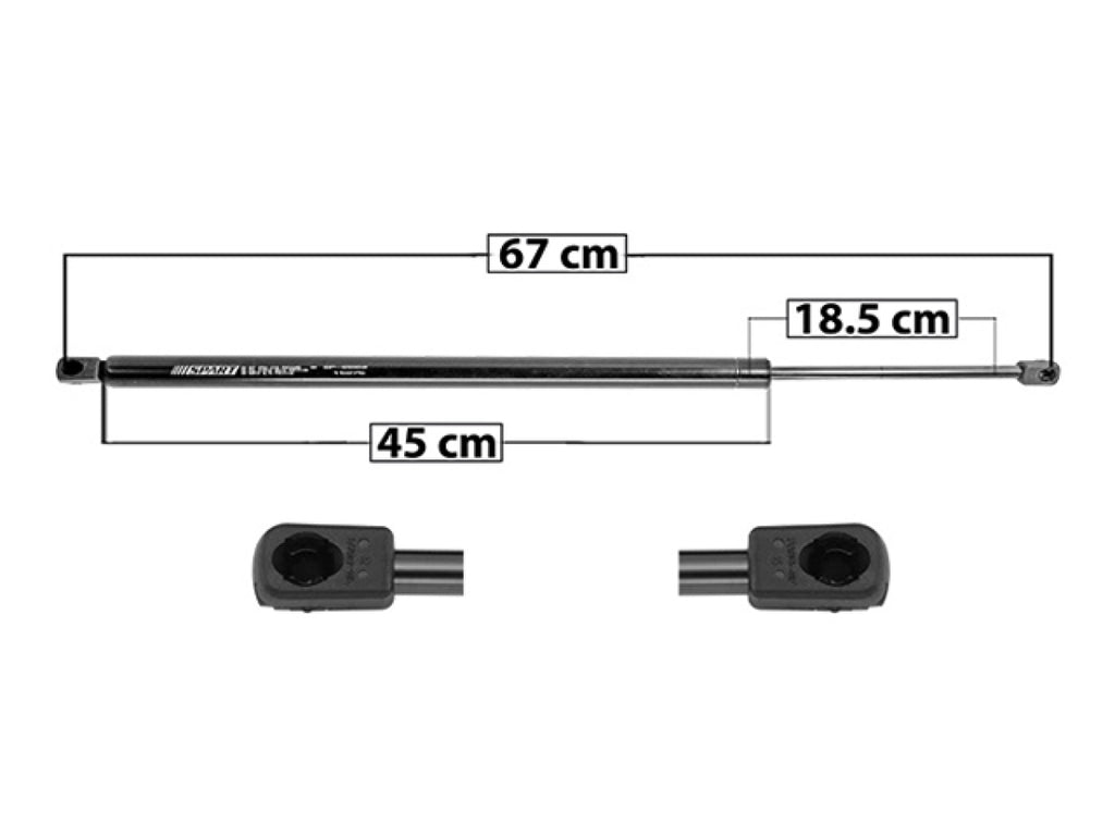 Amortiguador 5ta Puerta Derecha / izquierda MANJ 004-0908-02