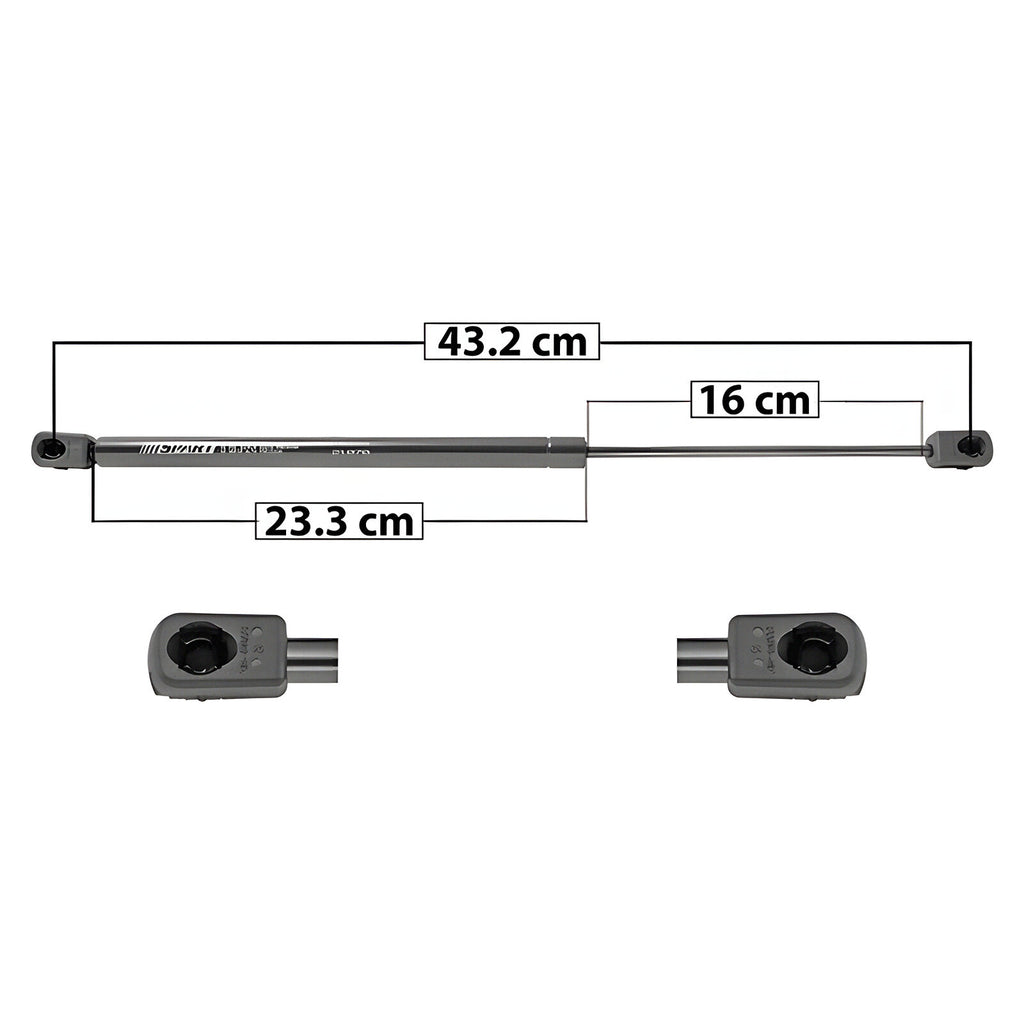 Amortiguador Vidrio 5ta Puerta Derecha / izquierda RADEC 004-1202-00