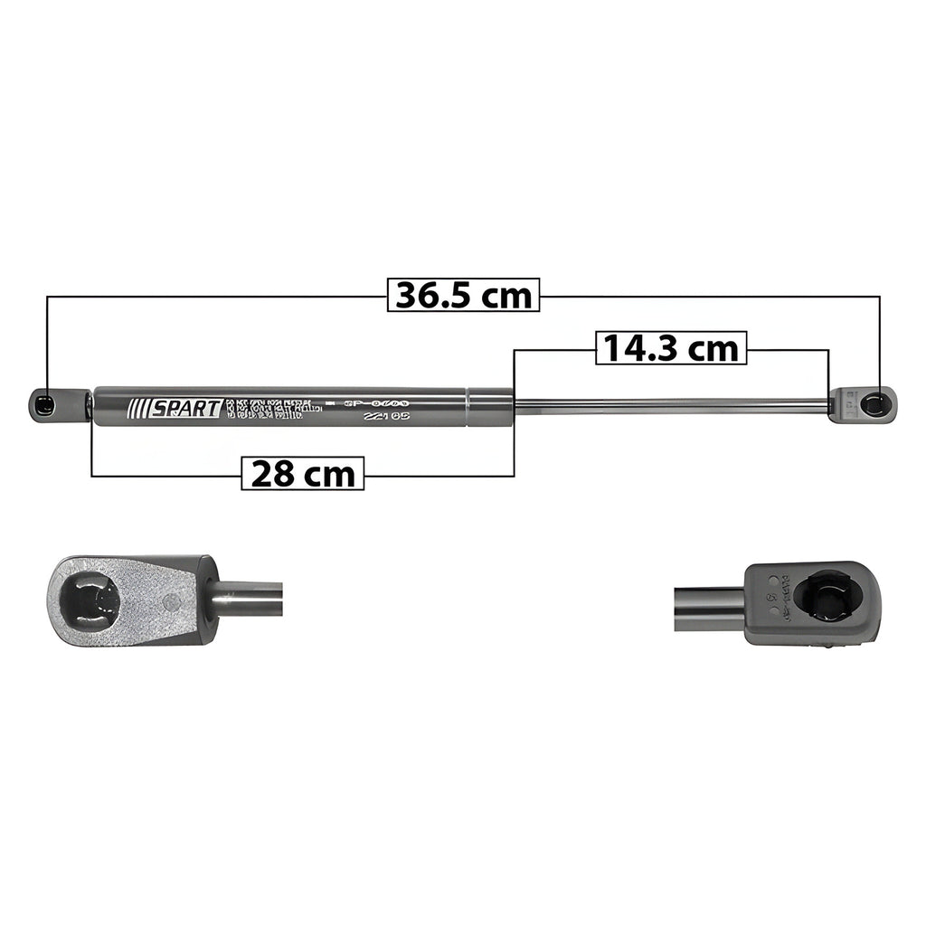 Amortiguador de Cofre RADEC 004-1226-00