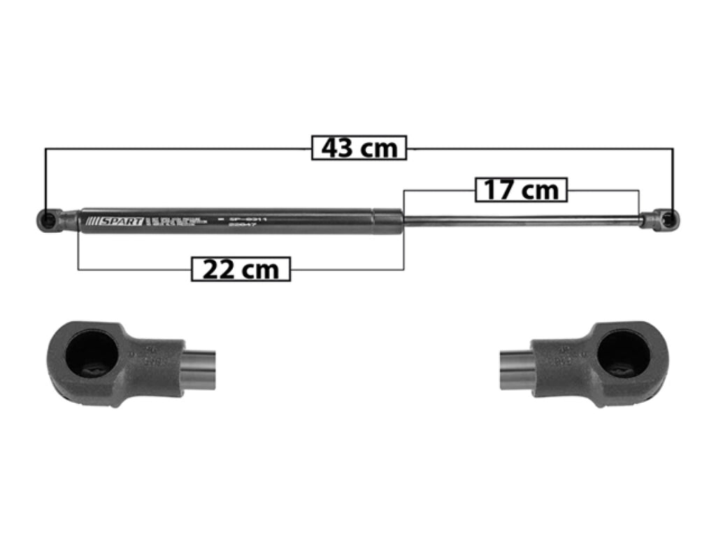 Amortiguador 5ta Puerta Derecha / izquierda RADEC 004-1304-02