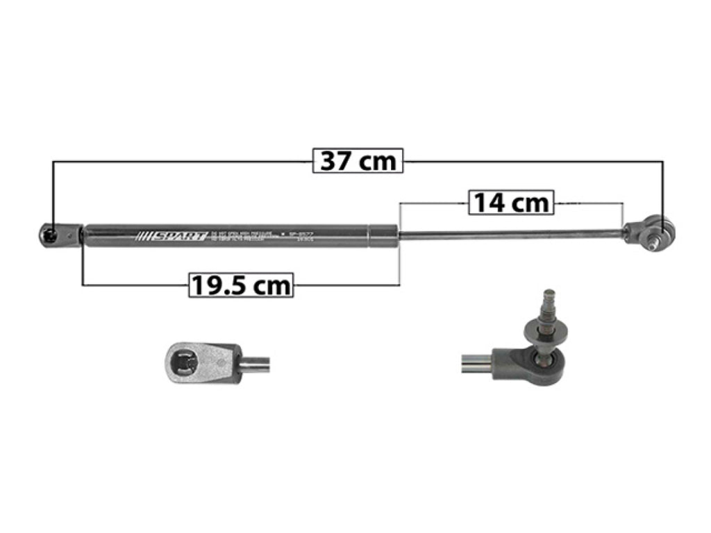 Amortiguador Vidrio Derecho / izquierdo MANJ 004-1605-06
