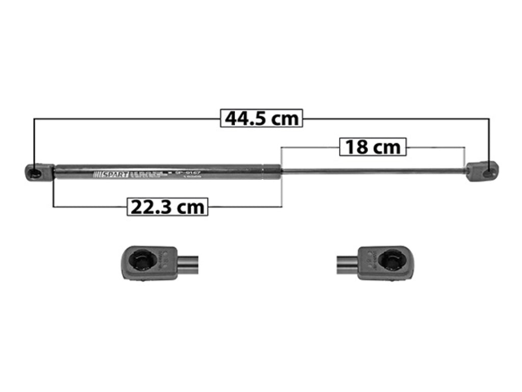 Amortiguador Vidrio Derecho / izquierdo MANJ 004-3009-00