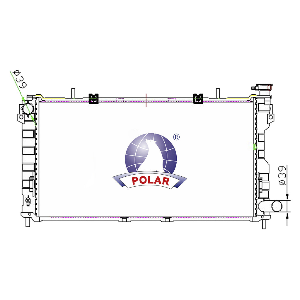 Radiador POLAR 220-0703-05