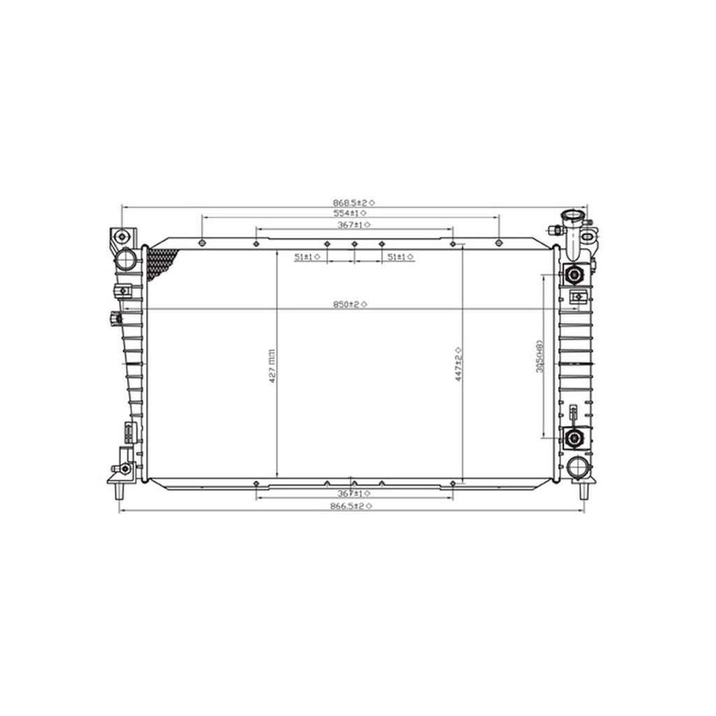 Radiador RASA 230-1237-00