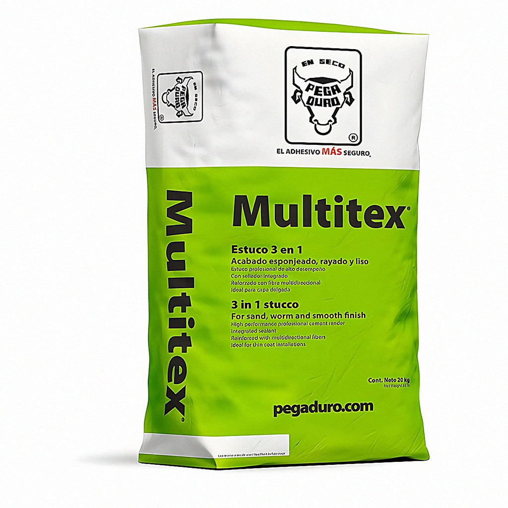 Estuco 3 en 1 Multitex blanco 20 kg