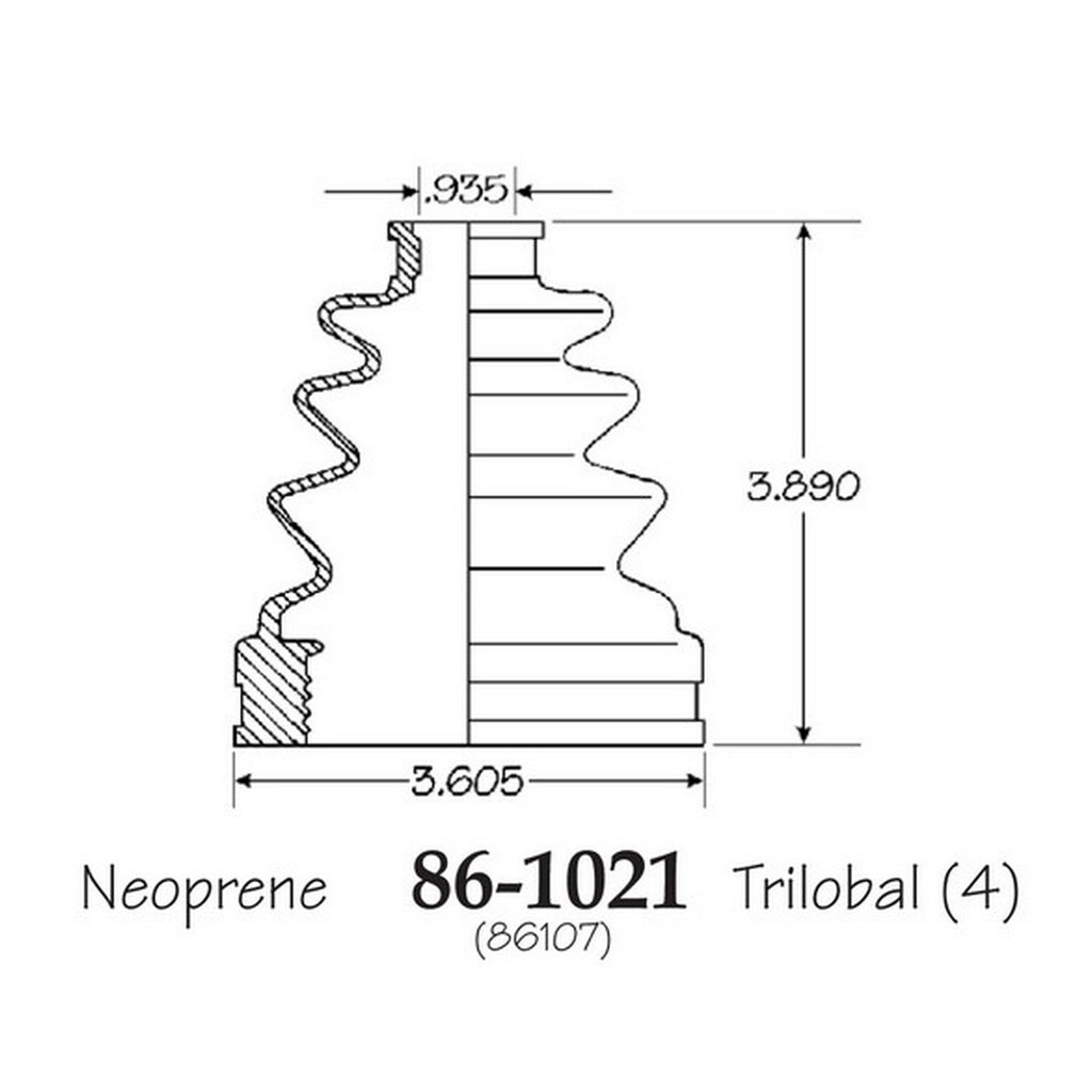 Cubre Polvo C.V. EMPI 86-1021-B
