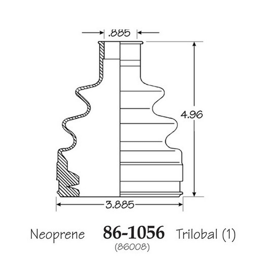 Cubre Polvo C.V. EMPI 86-1056-B