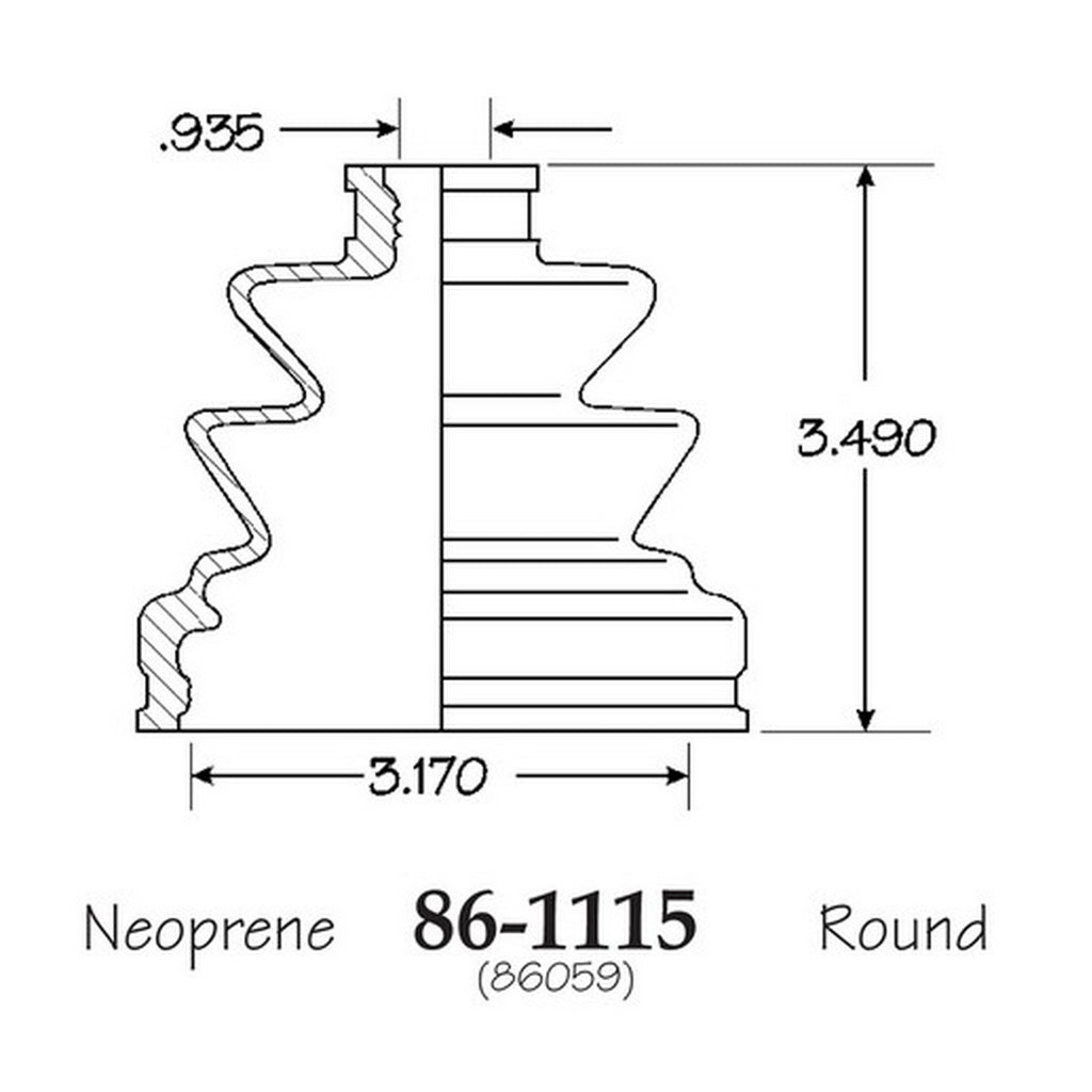 Cubre Polvo C.V. EMPI 86-1115-B