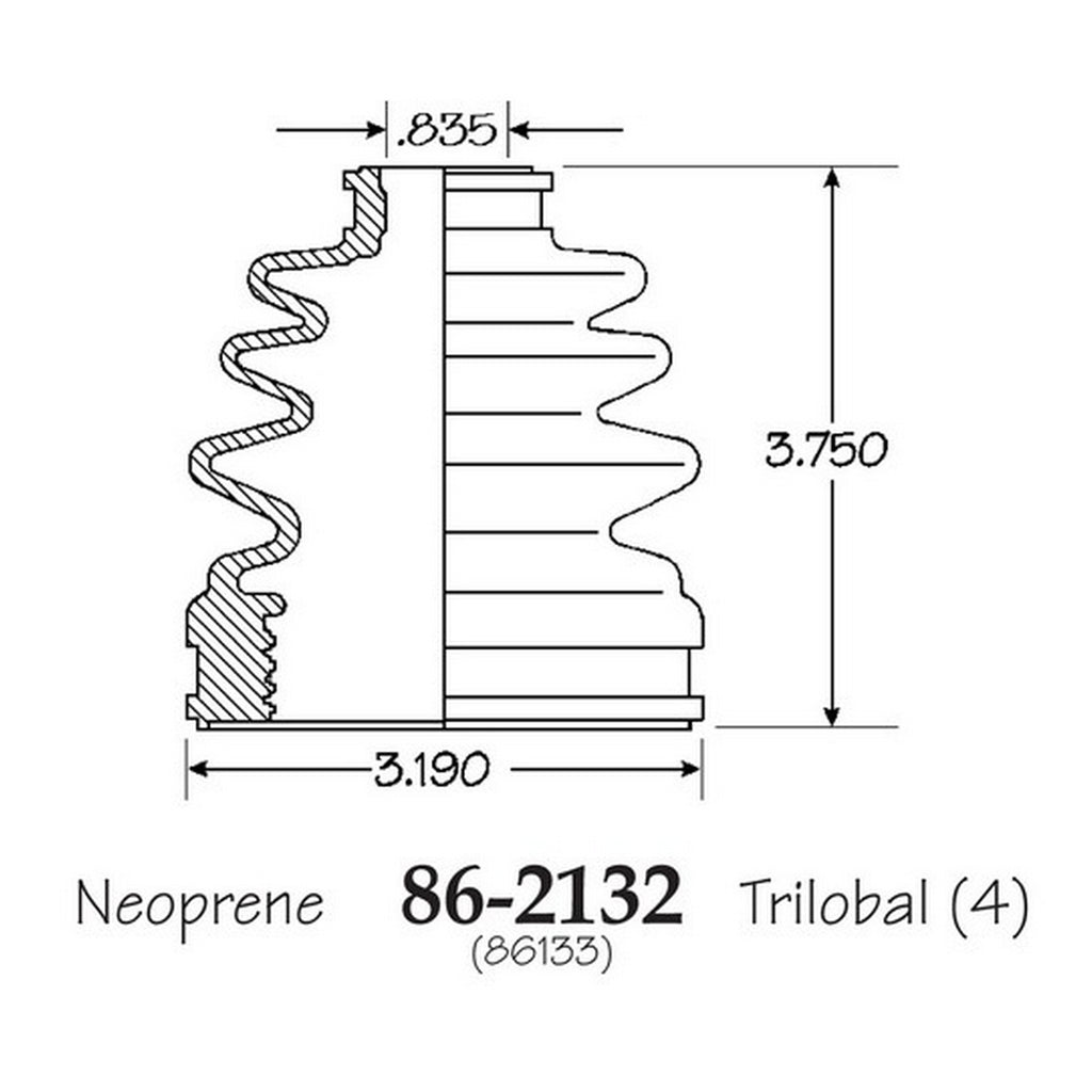 Cubre Polvo C.V. EMPI 86-2132-B