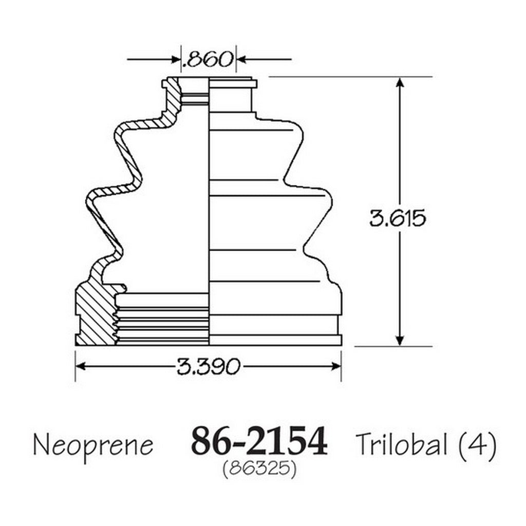 Cubre Polvo C.V. EMPI 86-2154-B
