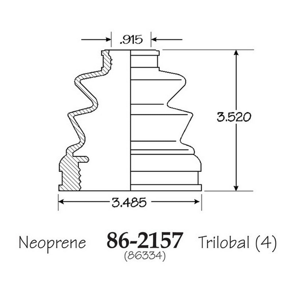 Cubre Polvo C.V. EMPI 86-2157-B
