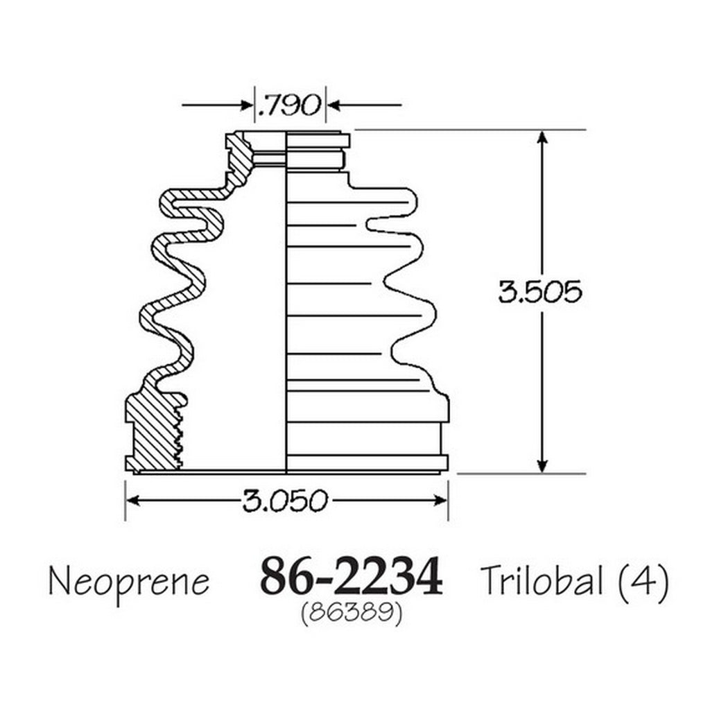 Cubre Polvo C.V. EMPI 86-2234-B