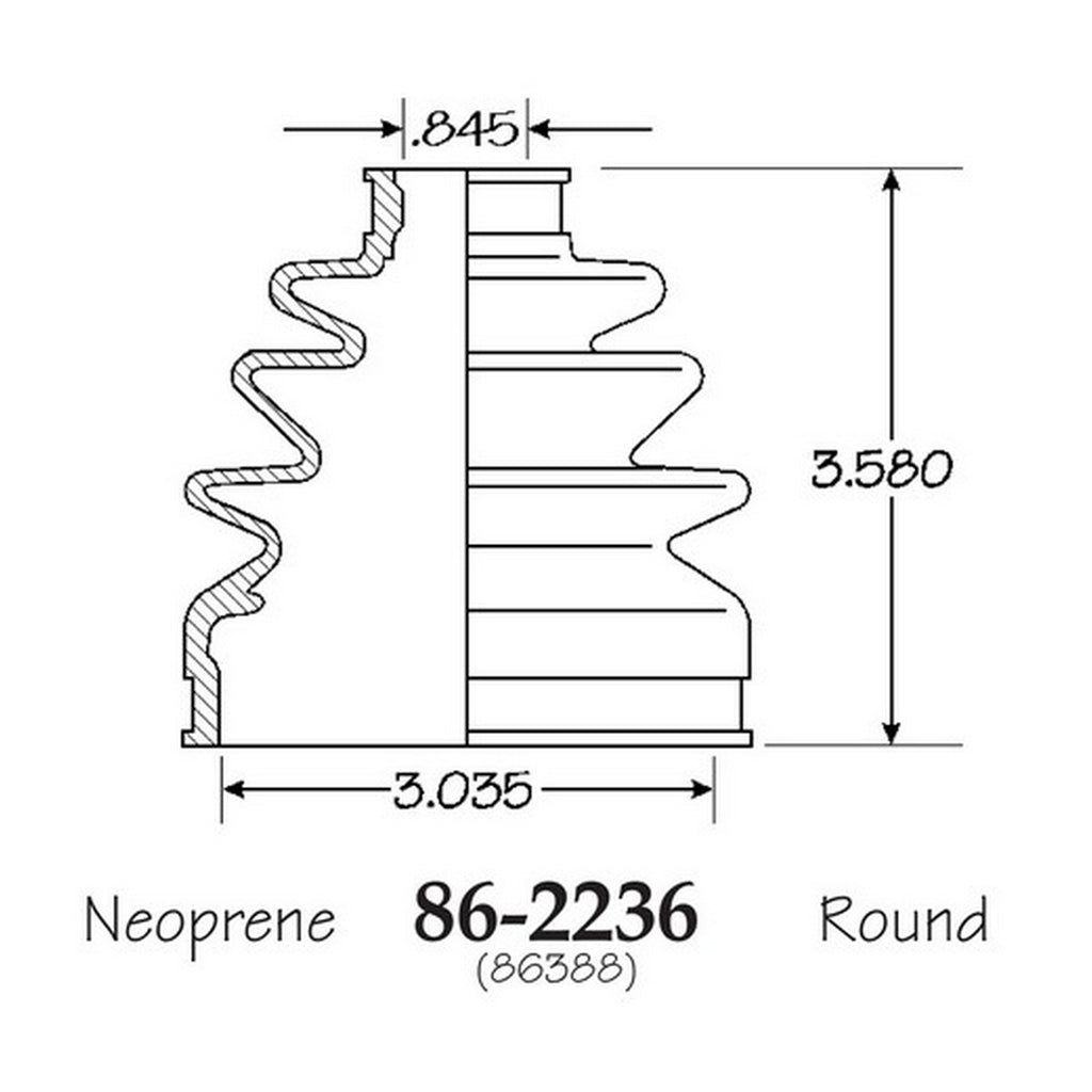 Cubre Polvo C.V. EMPI 86-2236-B