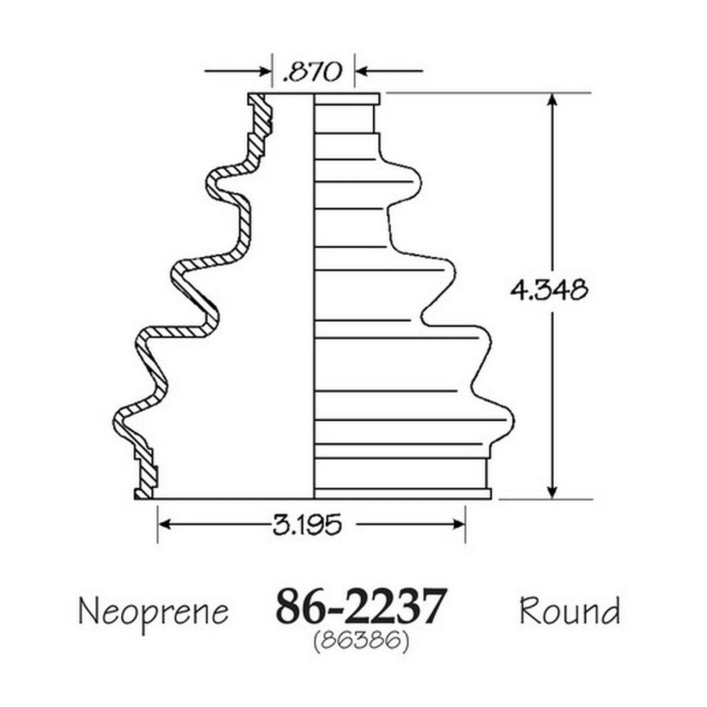 Cubre Polvo C.V. EMPI 86-2237-B