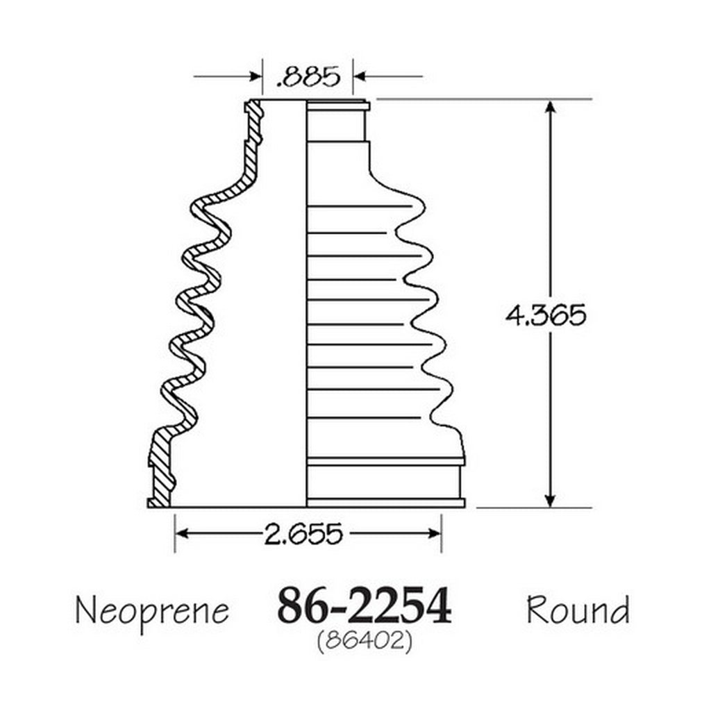 Cubre Polvo C.V. EMPI 86-2254-B