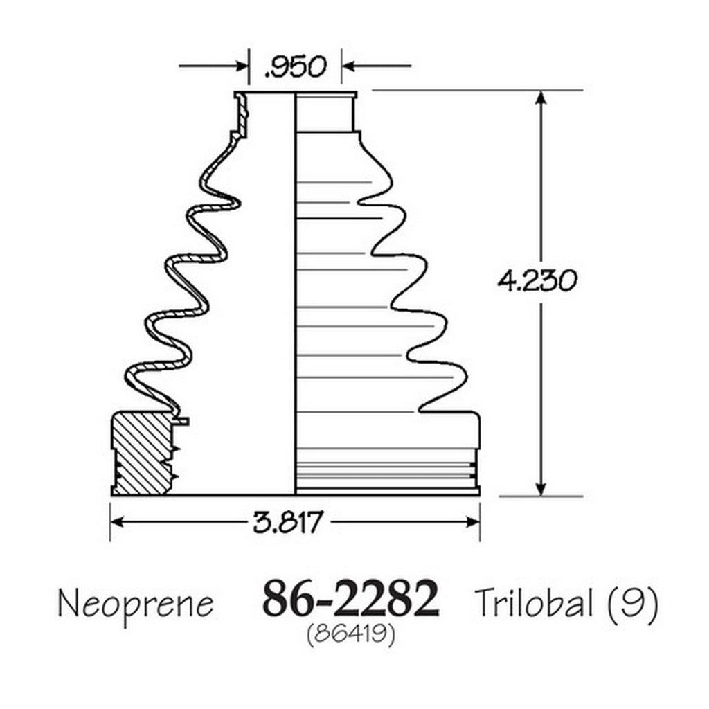 Cubre Polvo C.V. EMPI 86-2282-B