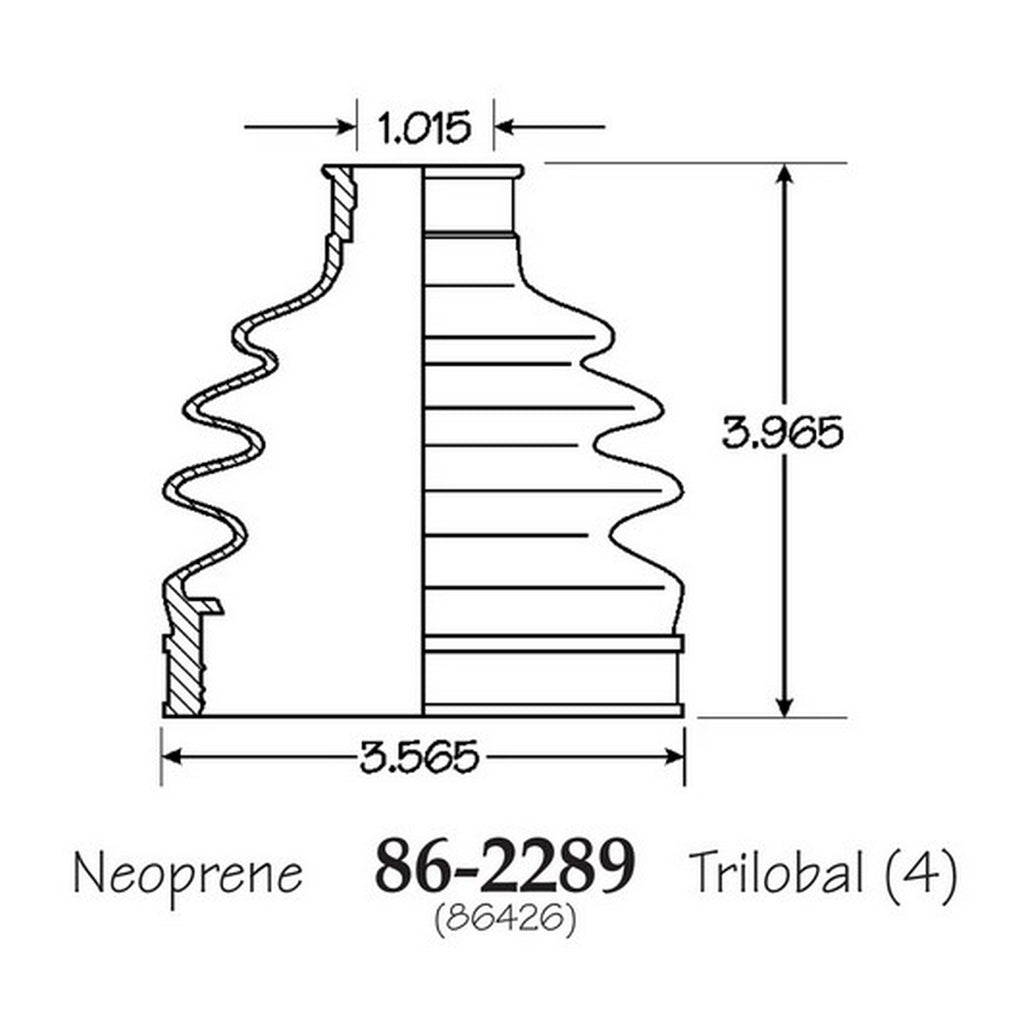 Cubre Polvo C.V. EMPI 86-2289-B