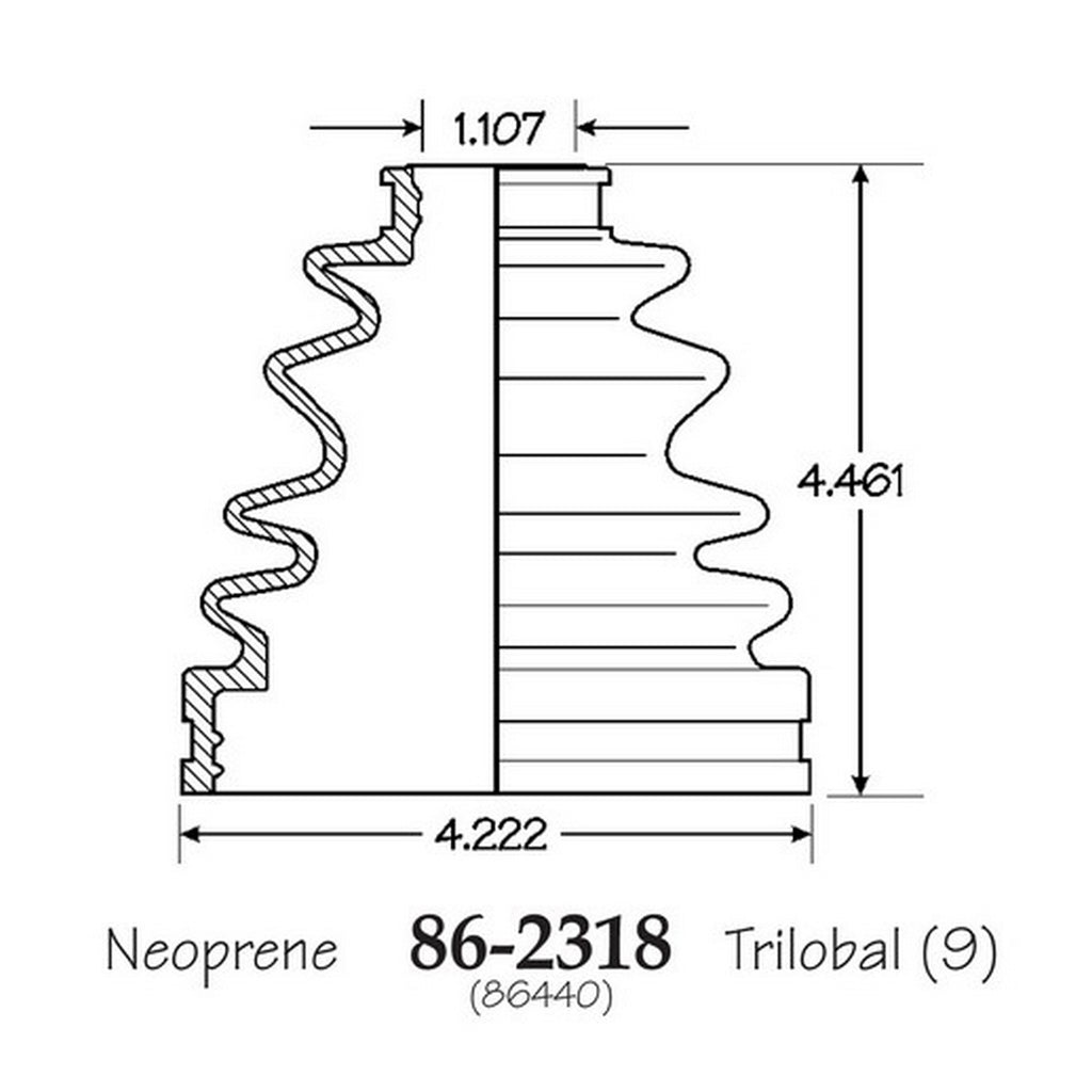 Cubre Polvo C.V. EMPI 86-2318-B