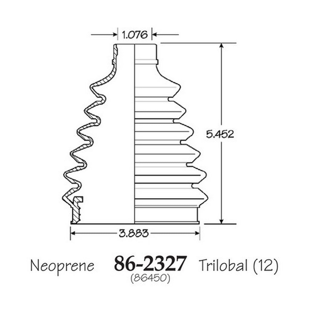 Cubre Polvo C.V. EMPI 86-2327-B