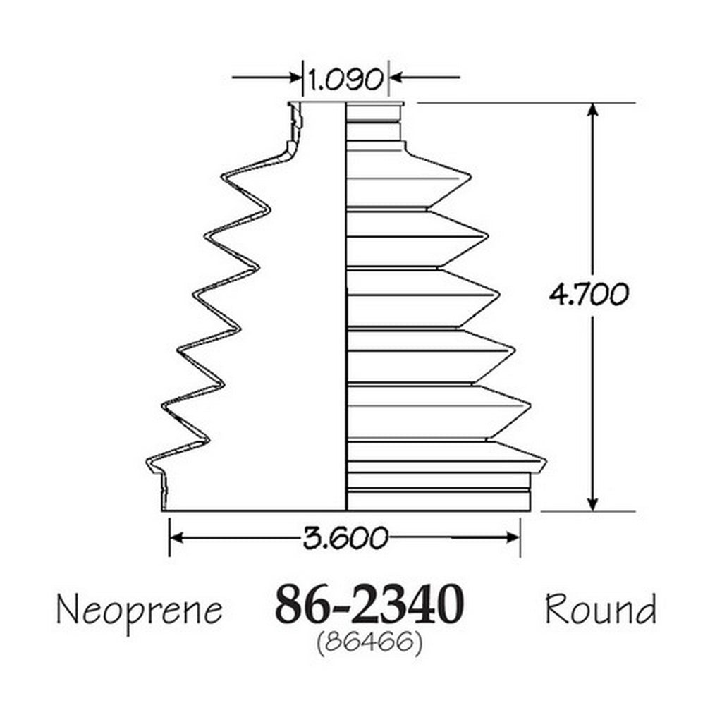 Cubre Polvo C.V. EMPI 86-2340-B