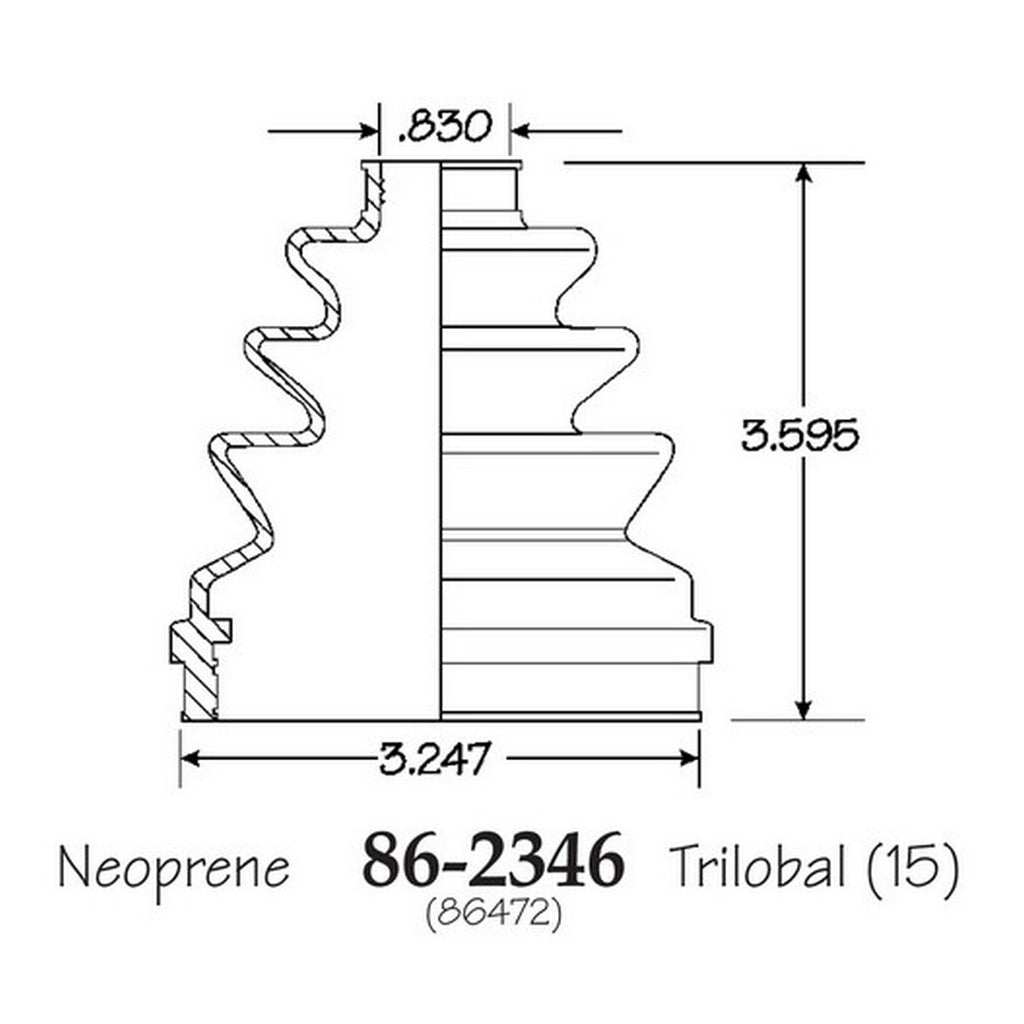 Cubre Polvo C.V. EMPI 86-2346-B