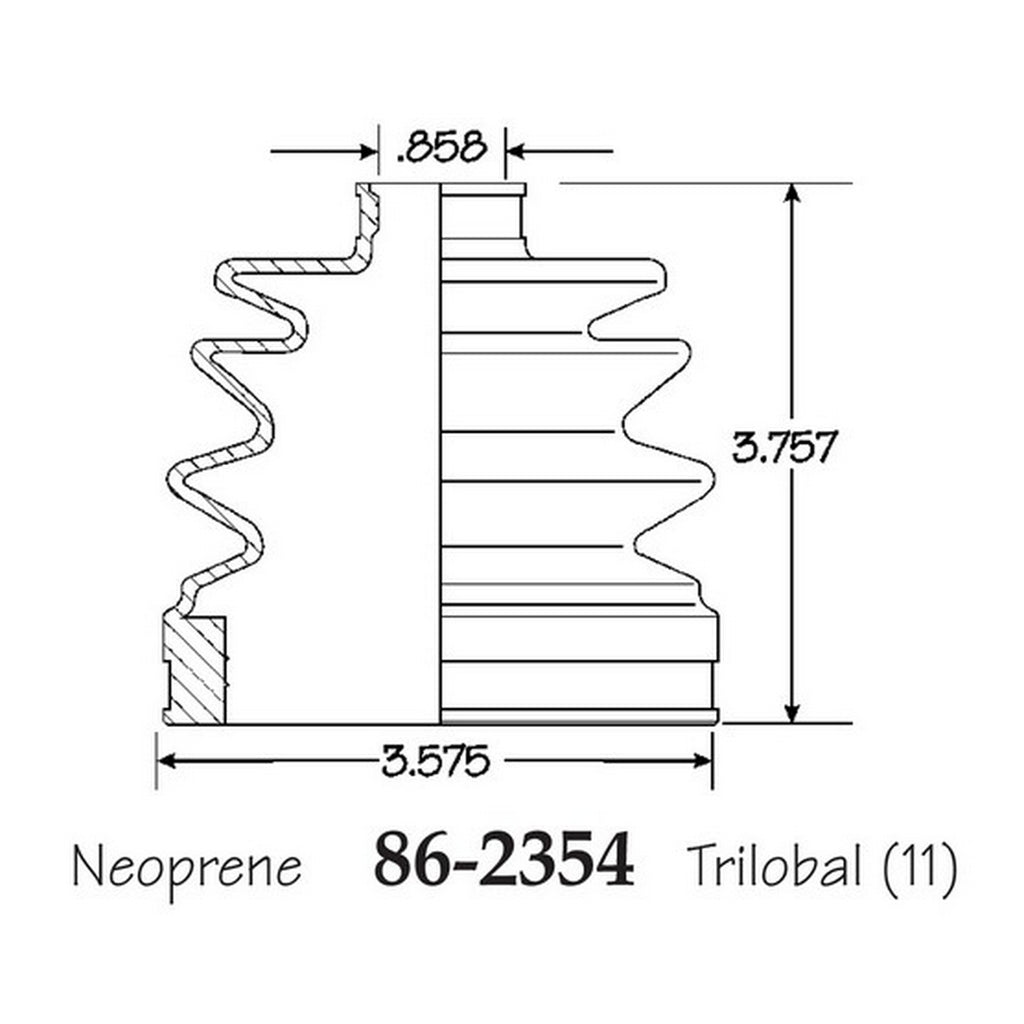 Cubre Polvo C.V. EMPI 86-2354-B