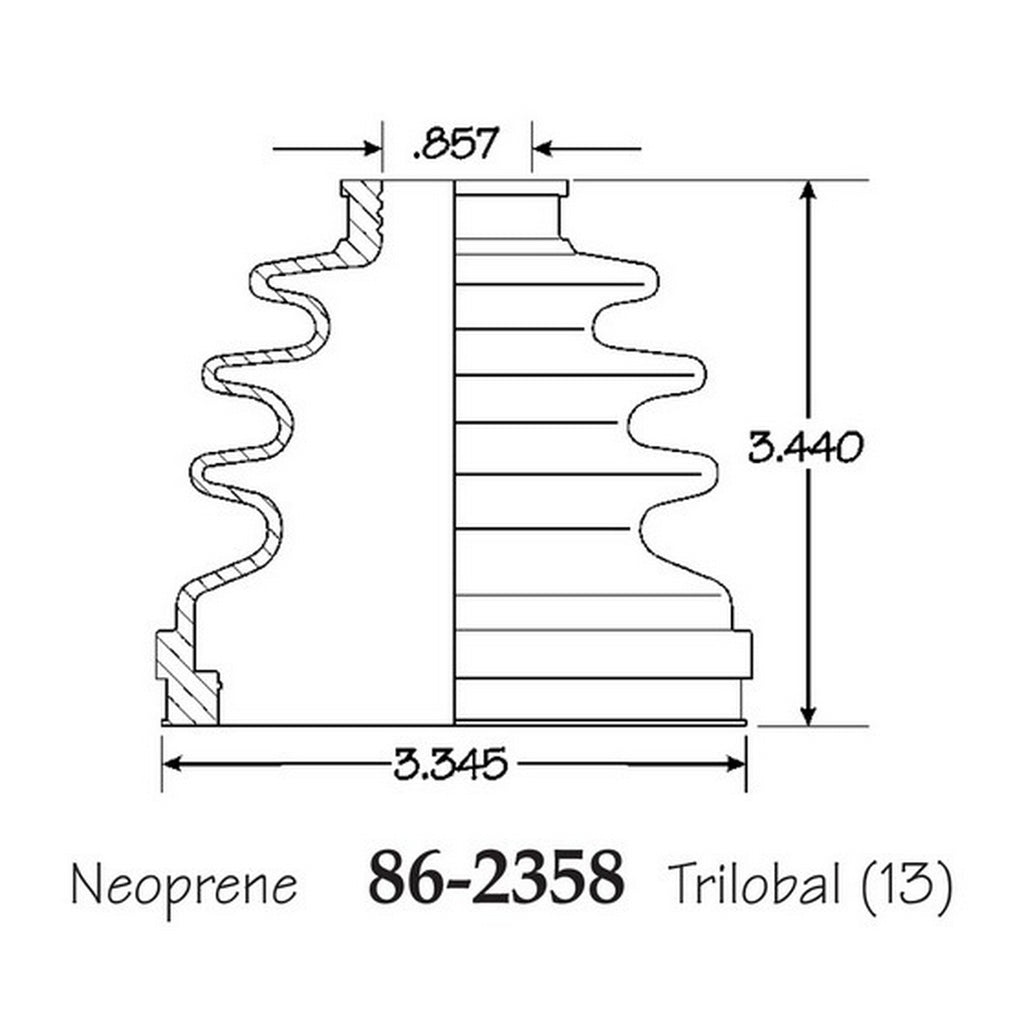 Cubre Polvo C.V. EMPI 86-2358-B
