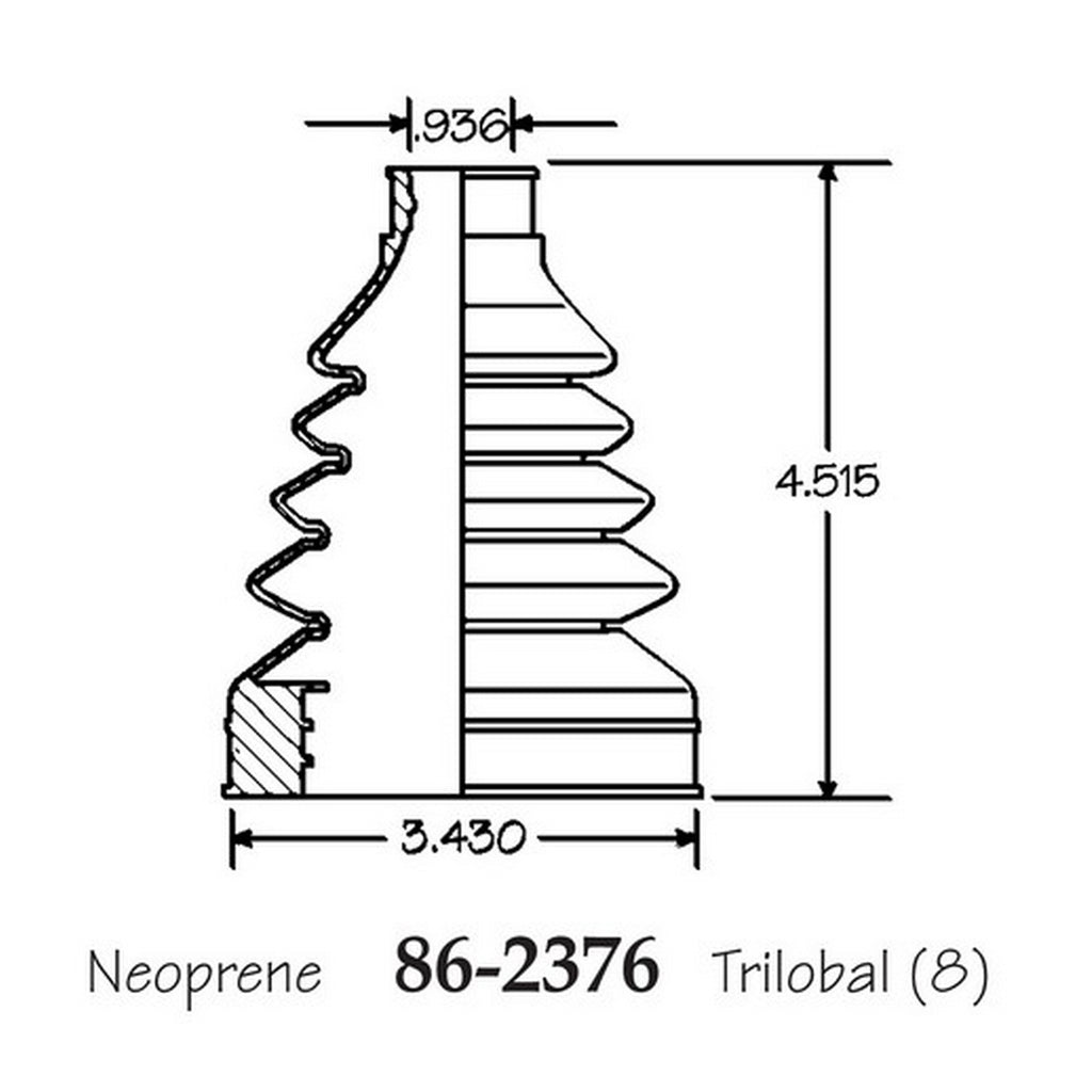 Cubre Polvo C.V. EMPI 86-2376-B