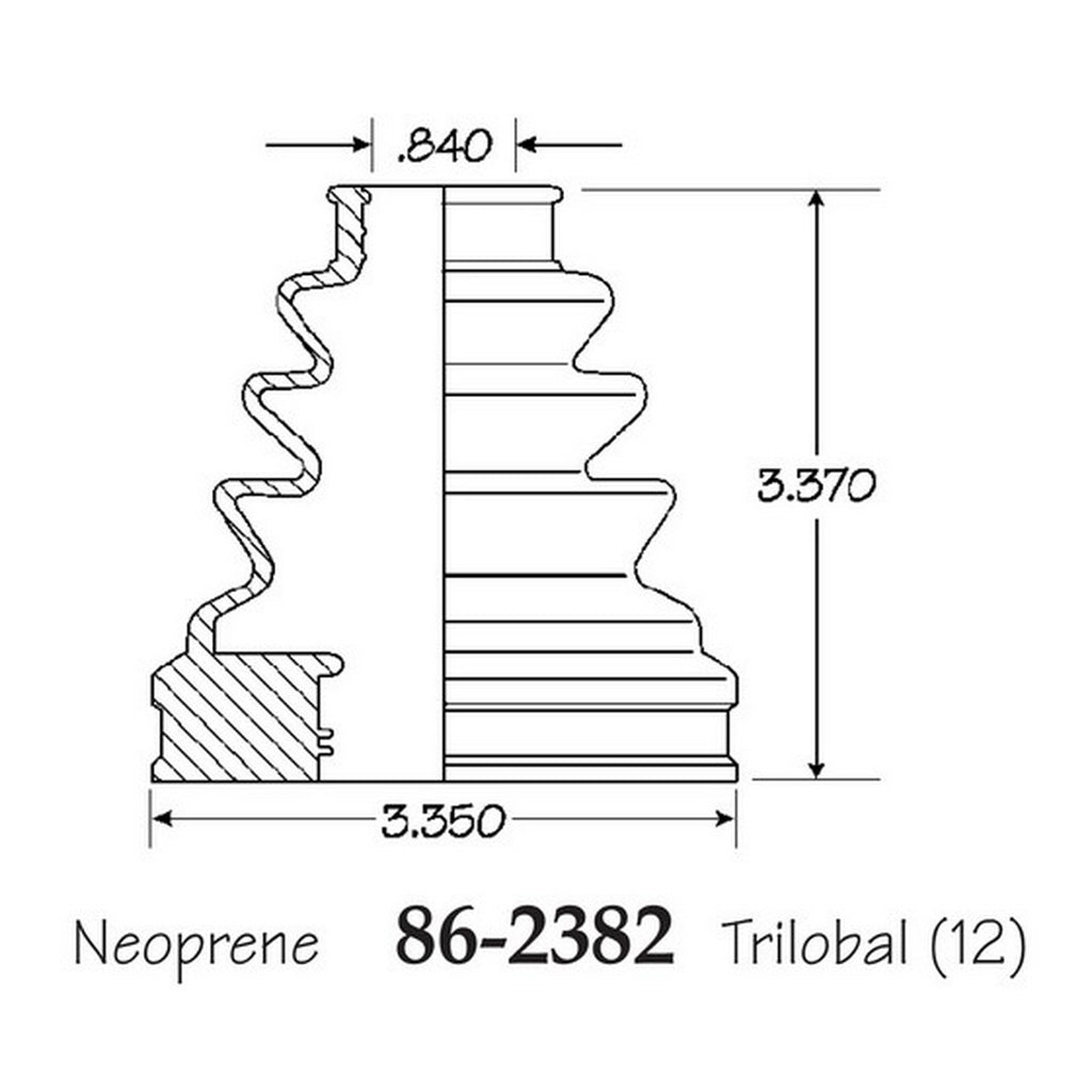 Cubre Polvo C.V. EMPI 86-2382-B