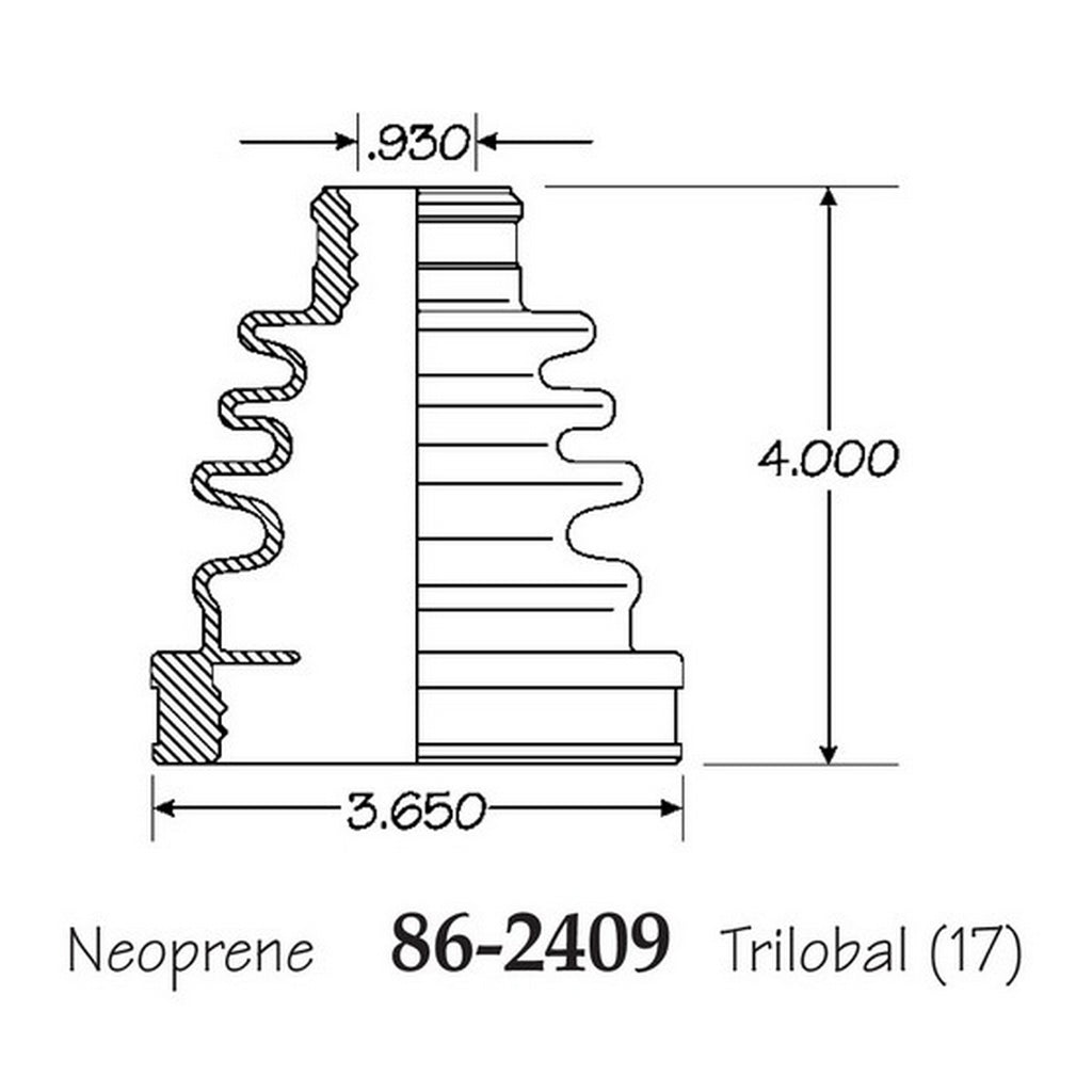 Cubre Polvo C.V. EMPI 86-2409-B