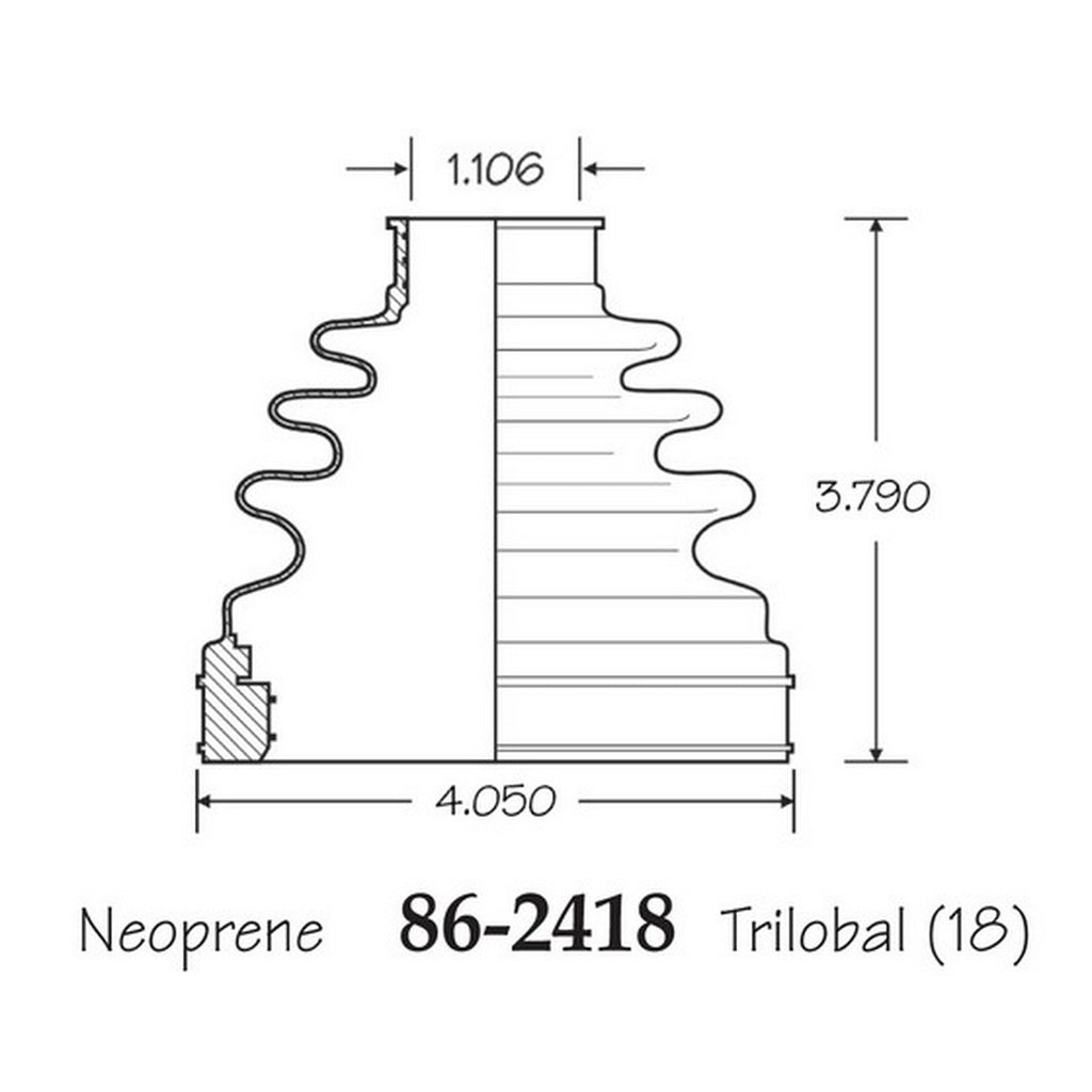 Cubre Polvo C.V. EMPI 86-2418-B