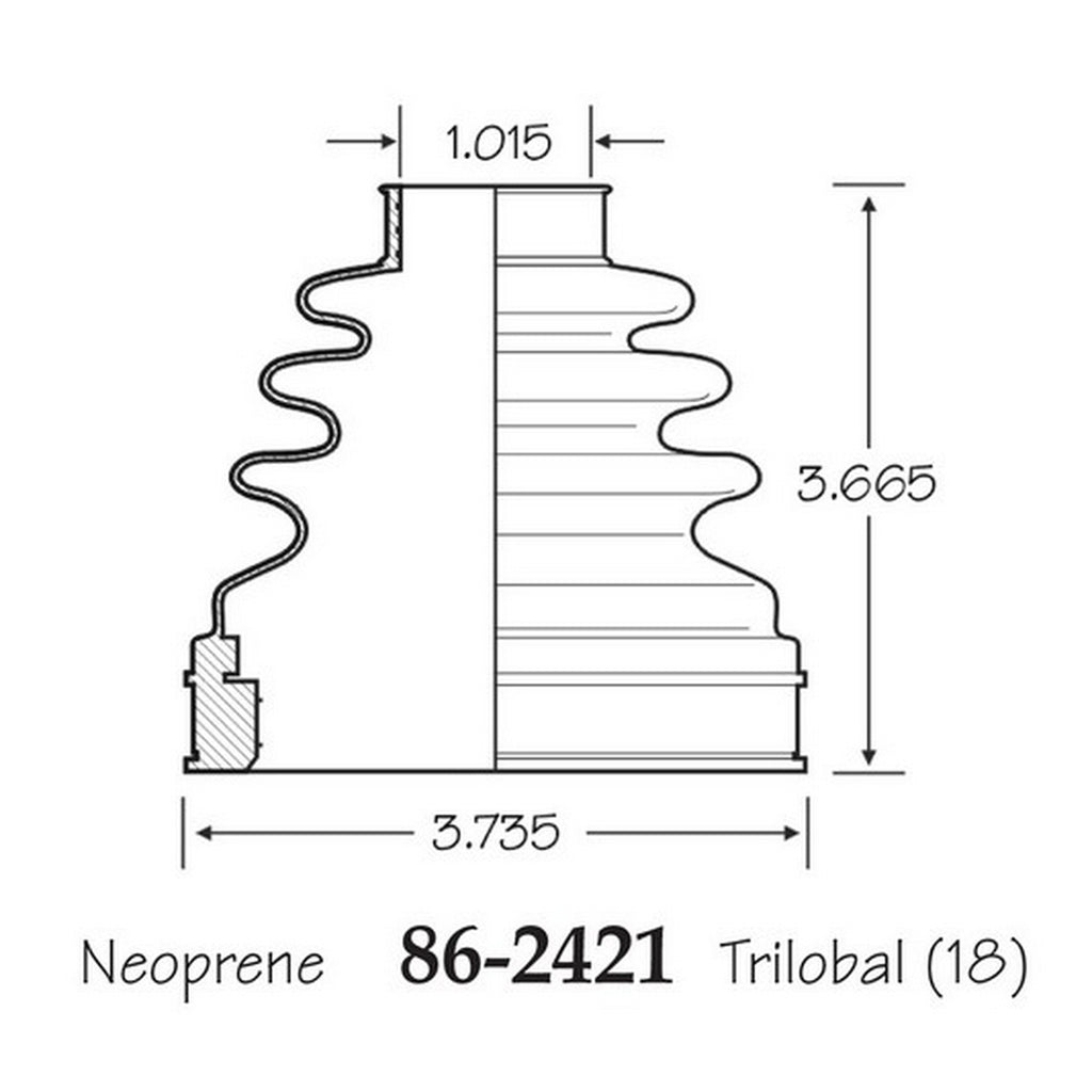 Cubre Polvo C.V. EMPI 86-2421-B