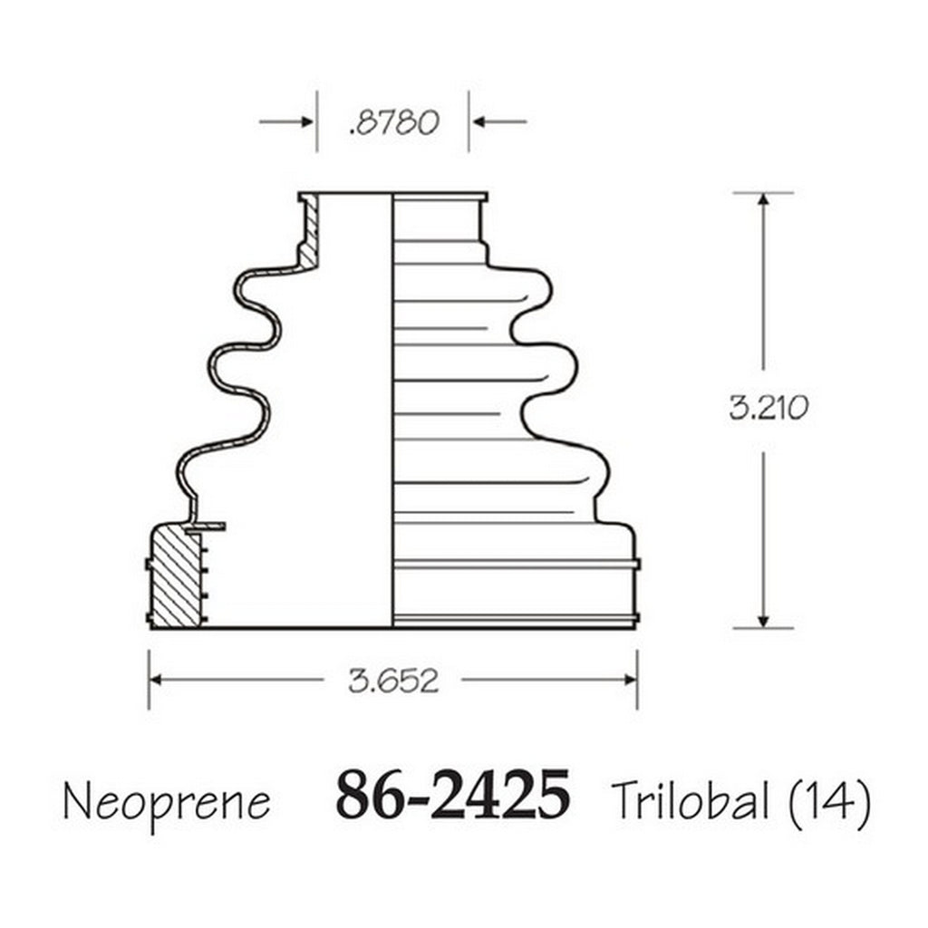 Cubre Polvo C.V. EMPI 86-2425-B