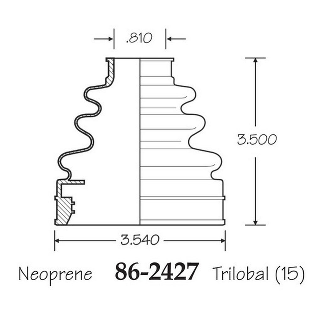 Cubre Polvo C.V. EMPI 86-2427-B
