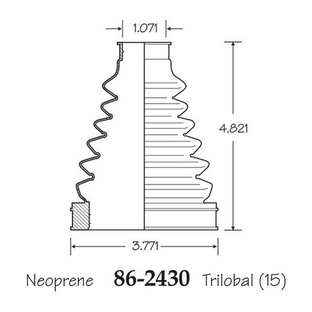 Cubre Polvo C.V. EMPI 86-2430-B