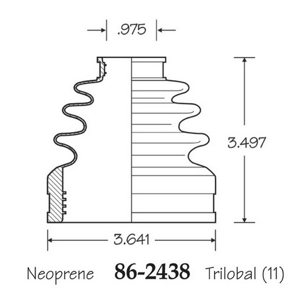 Cubre Polvo C.V. EMPI 86-2438-B