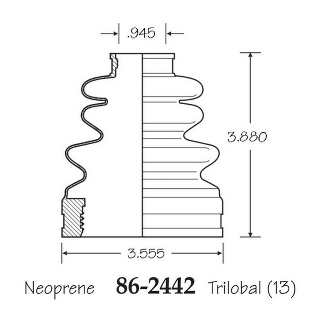 Cubre Polvo C.V. EMPI 86-2442-B