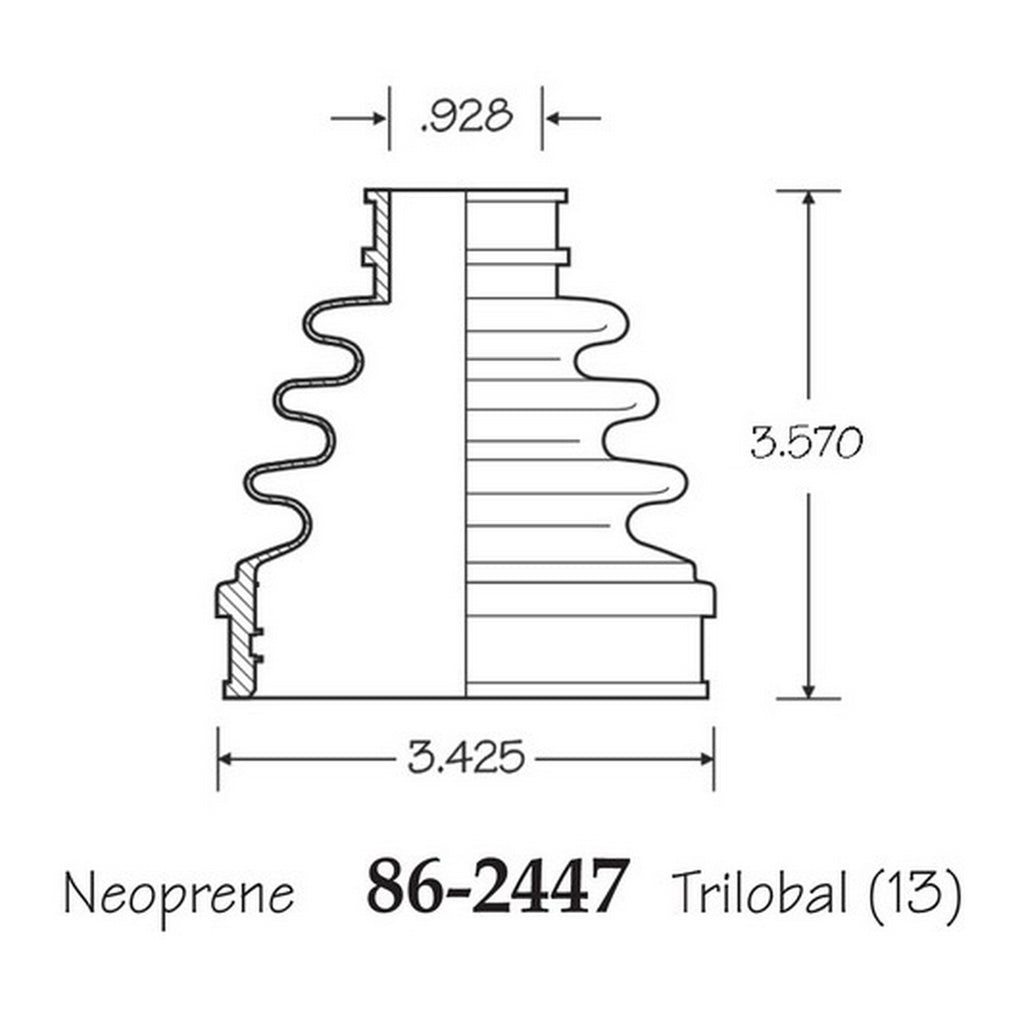 Cubre Polvo C.V. EMPI 86-2447-B