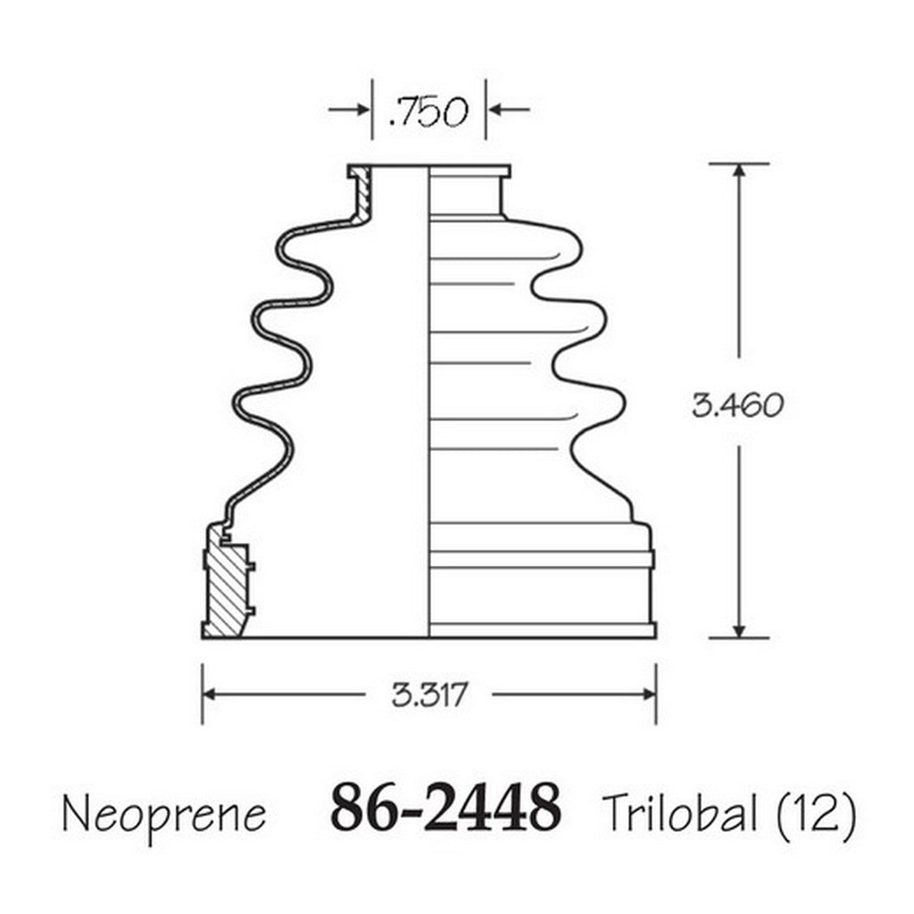 Cubre Polvo C.V. EMPI 86-2448-B