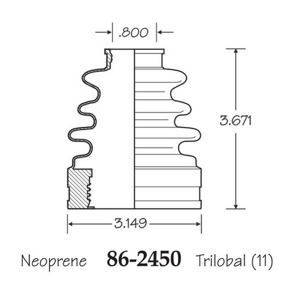 Cubre Polvo C.V. EMPI 86-2450-B