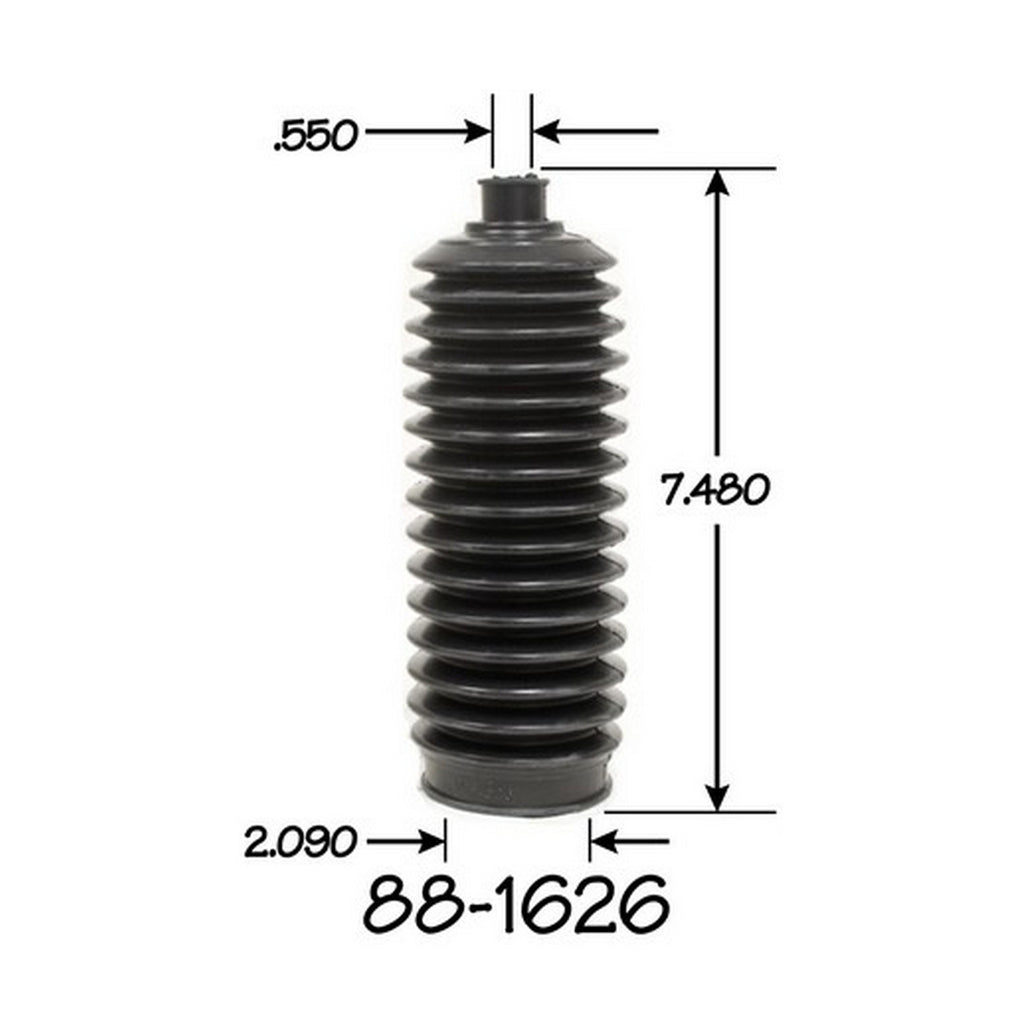 Cubre Polvo Piñon y Cremallera EMPI 88-1626-K