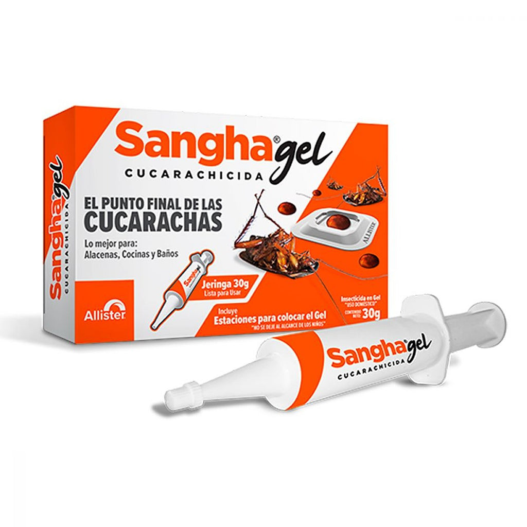 Insecticida para Cucarachas en Gel Sangha Jeringa 30 gr