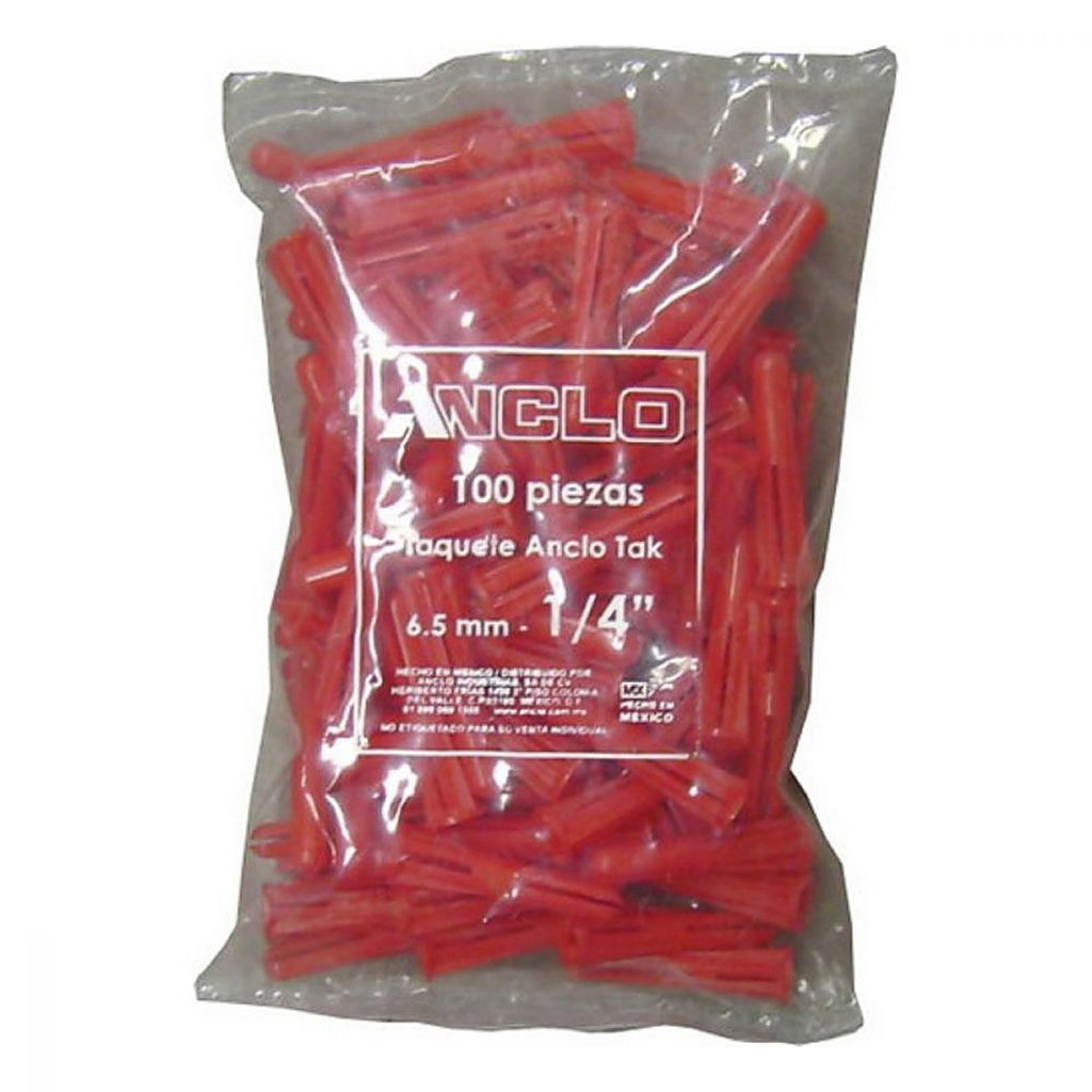 Taquete Ligero de 1/4” X 1.3/8” Anclo Tak