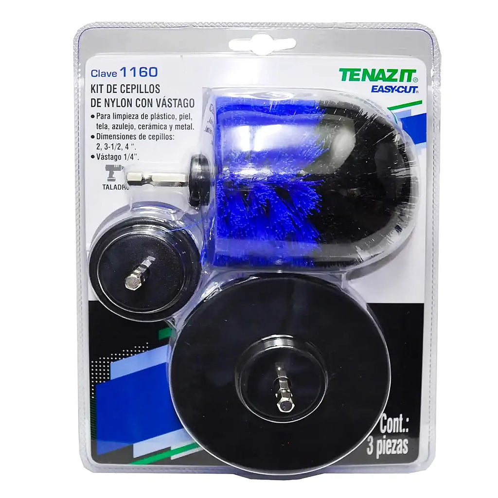 Kit de Cepillos Abrasivos TENAZIT A4 1160