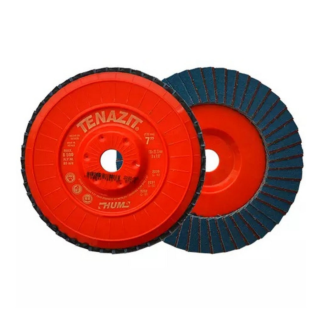 Disco Laminado 7”x7/8” G40 Flexible para Desbaste y Acabado