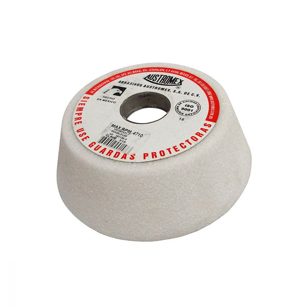 Copa Abrasiva 6”x2”x1.1/4” Grano 46 Blanca