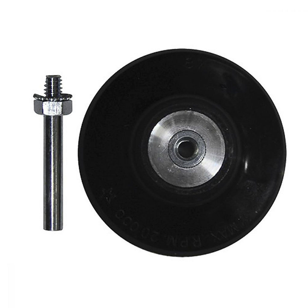 Adaptador para Moto-Tool con Vástago de 1/4” X 2” Cambio Rápido para Disco de Lija y de Fibra