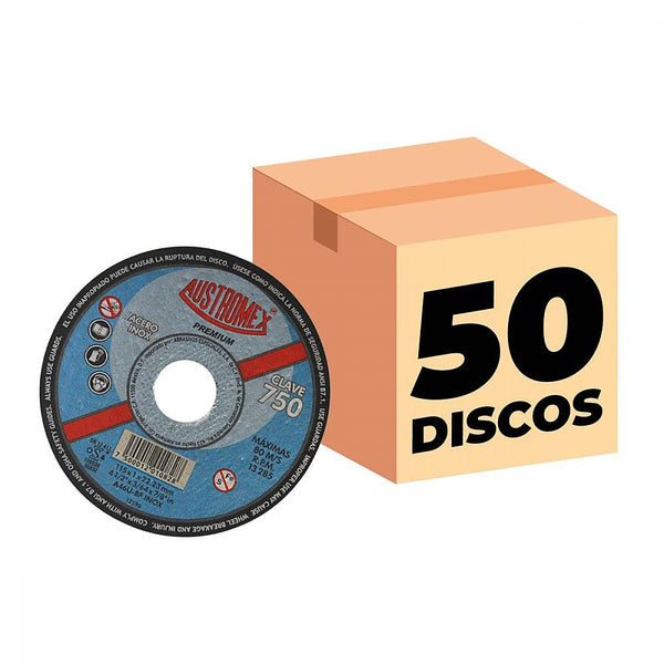 Disco para Corte de Acero Inoxidable 4.1/2”x1 mm X 7/8” Super Delgado - A4 750