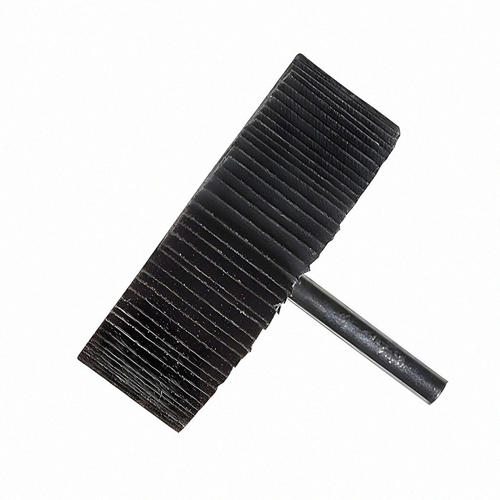 Rueda flap 3"x1"x1/4" grano 40 c/vastago
