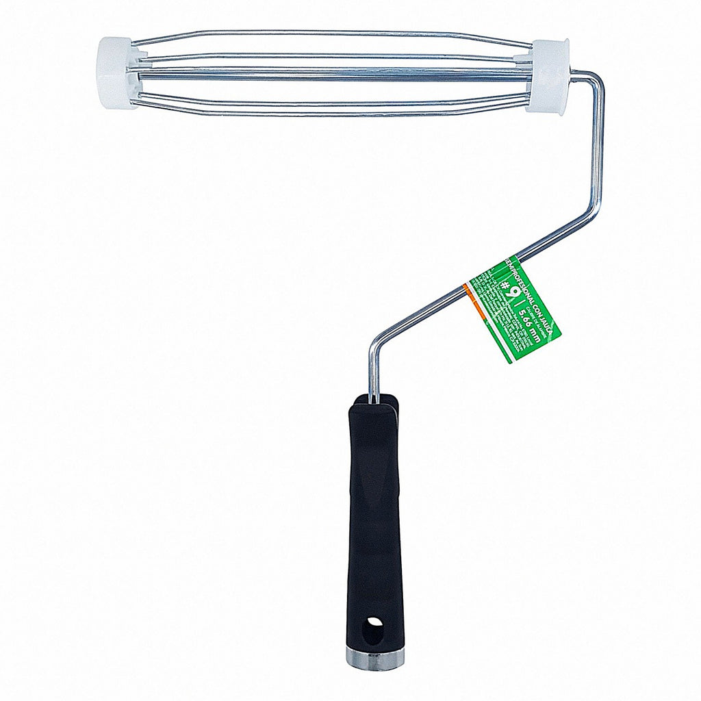 Maneral para rodillo 9" con jaula 5.6 mm profesional